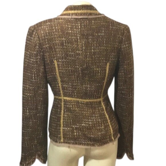 Vintage Cantata fitted jacket 1 button closure lined - Picture 4 of 15